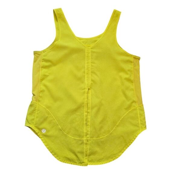 Lululemon Split Back Tank - Bright Yellow - Picture 3 of 5